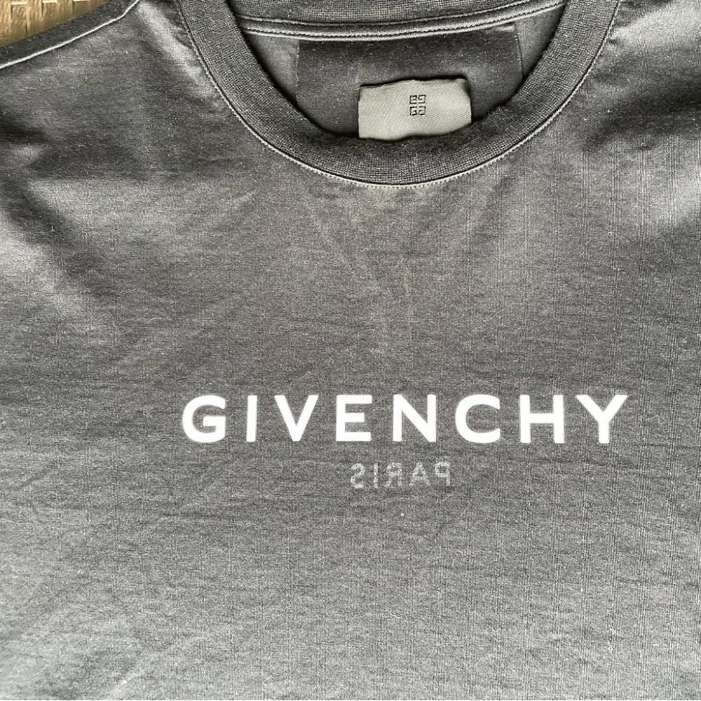 GIVENCHY Reverse Slim Fit T-Shirt In Cotton - Size S - Picture 4 of 8